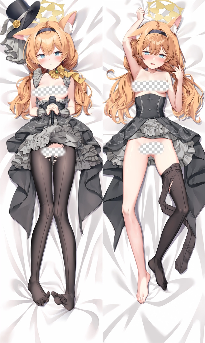 Blue Archive Iochi Mari Anime Dakimakura Body Pillow Cover