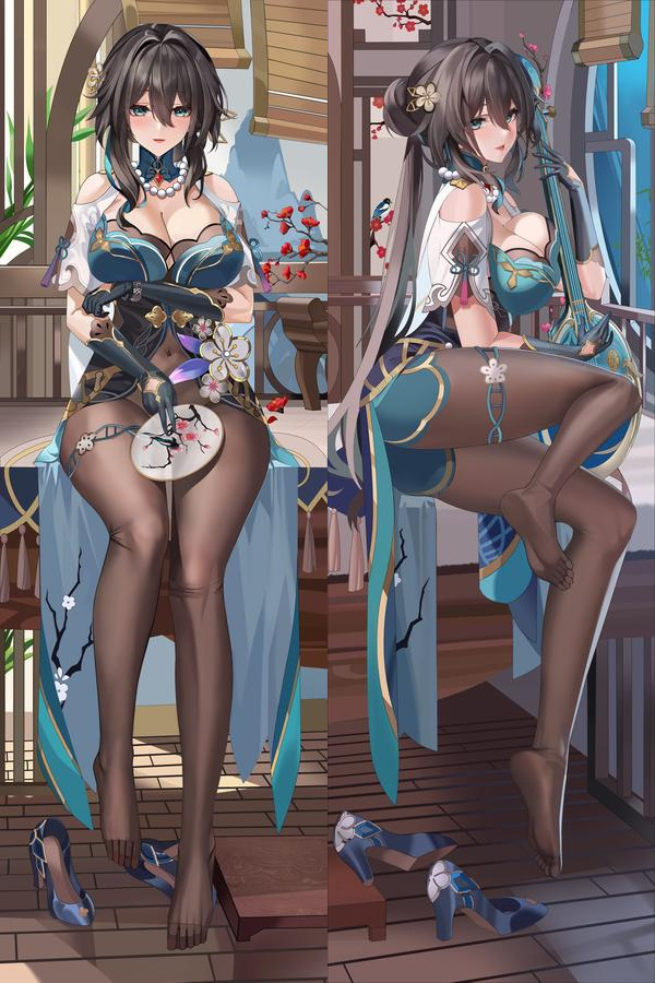 Honkai: Star Rail Ruan Mei Anime Dakimakura Body Pillow Cover