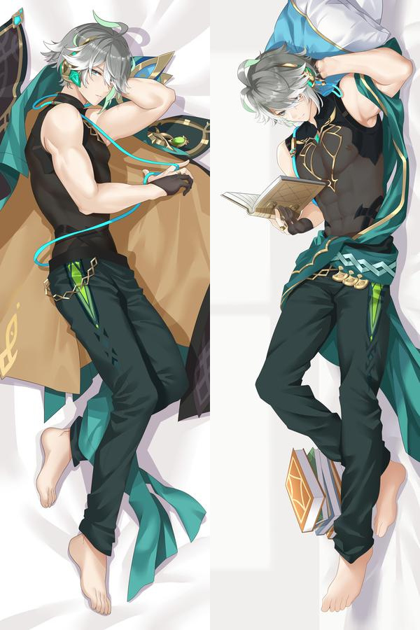 Genshin Impact Alhaitham Anime Dakimakura Body Pillow Cover
