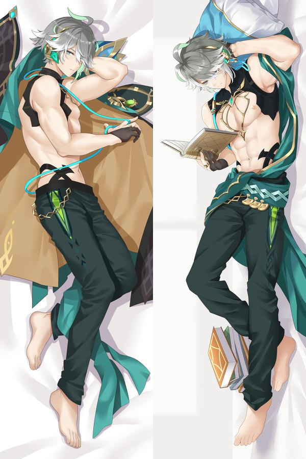 Genshin Impact Alhaitham Anime Dakimakura Body Pillow Cover