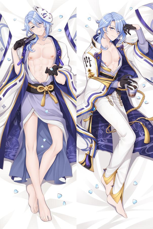 Genshin Impact Kamisato Ayato Anime Dakimakura Body Pillow Cover