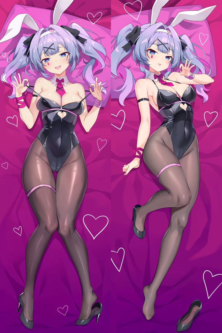 Hatsune Miku Bunny Girl Anime Dakimakura Body Pillow Cover