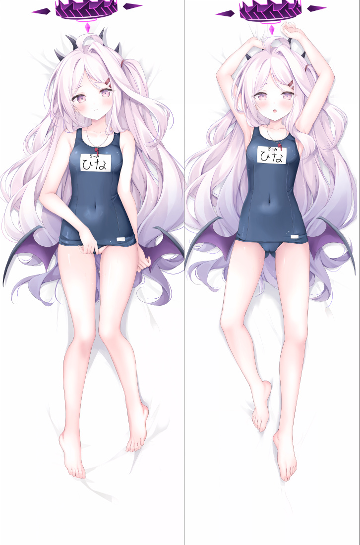 Blue Archive Sorasaki Hina Anime Dakimakura Body Pillow Cover
