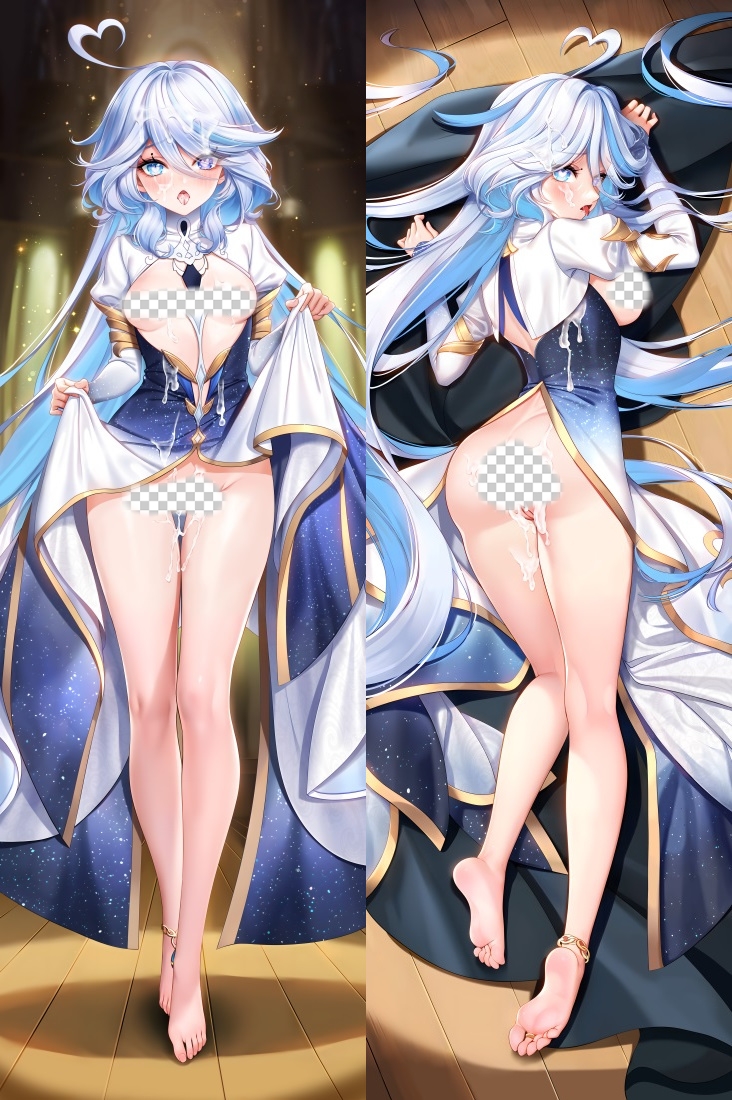 Genshin Impact Focalors Furina Anime Dakimakura Body Pillow Cover