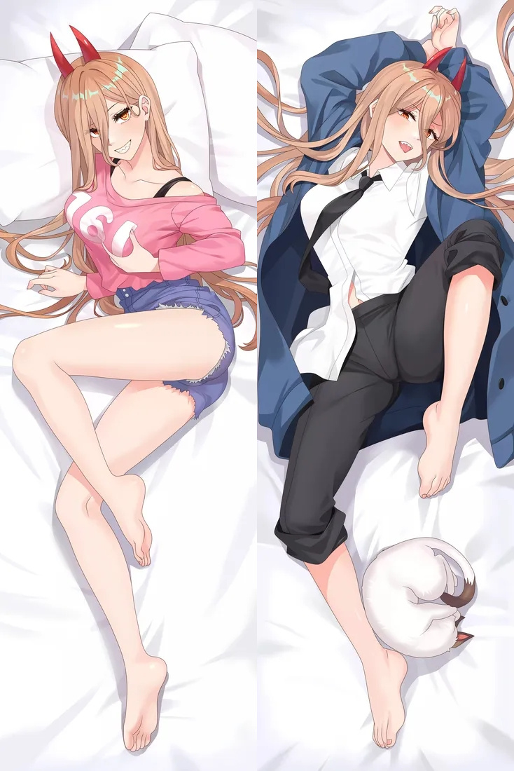 Chainsaw Man Power Anime Dakimakura Body Pillow Cover
