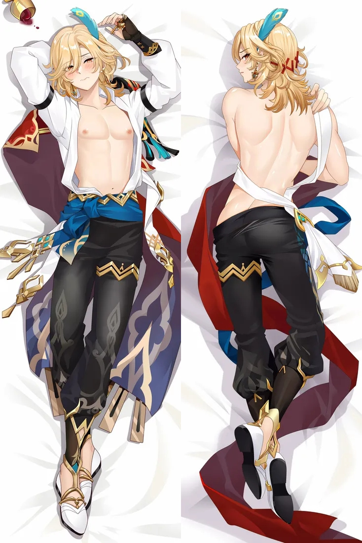 Genshin Impact Kaveh Anime Dakimakura Body Pillow Cover