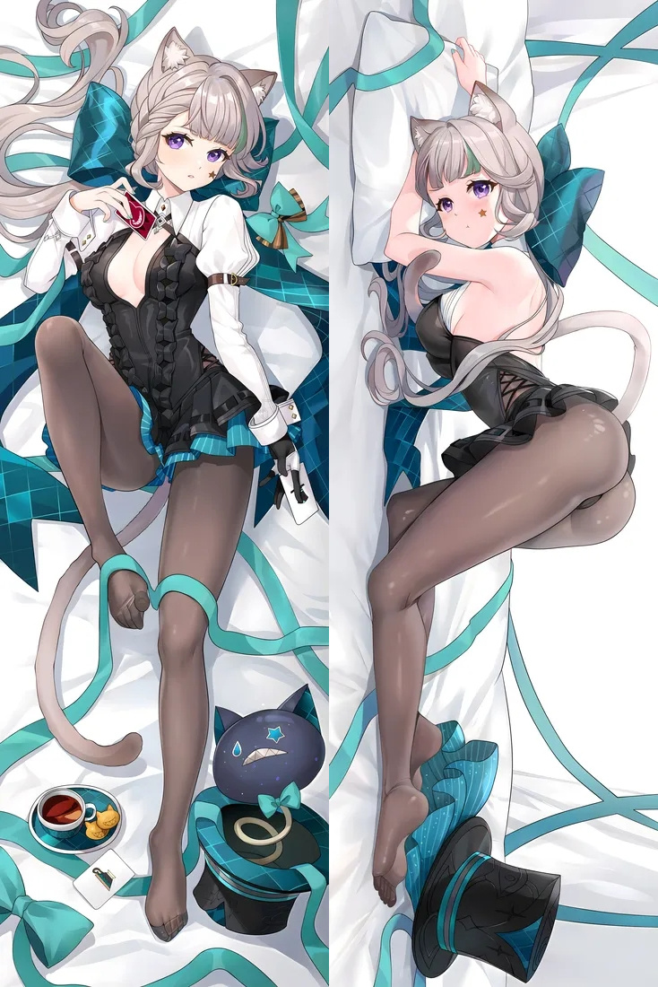Genshin Impact Lynette Anime Dakimakura Body Pillow Cover