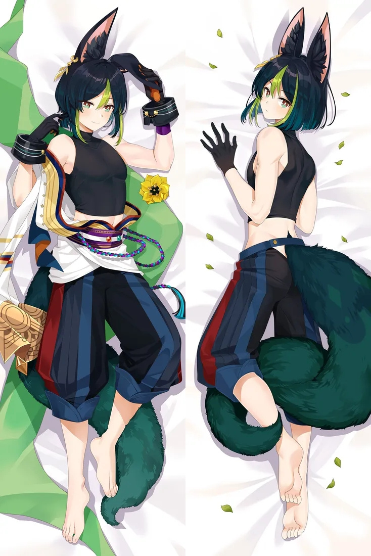 Genshin Impact Tighnari Anime Dakimakura Body Pillow Cover