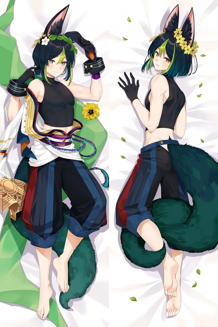 Genshin Impact Tighnari Anime Dakimakura Body Pillow Cover