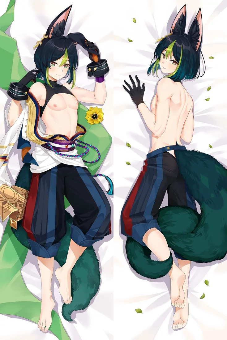 Genshin Impact Tighnari Anime Dakimakura Body Pillow Cover