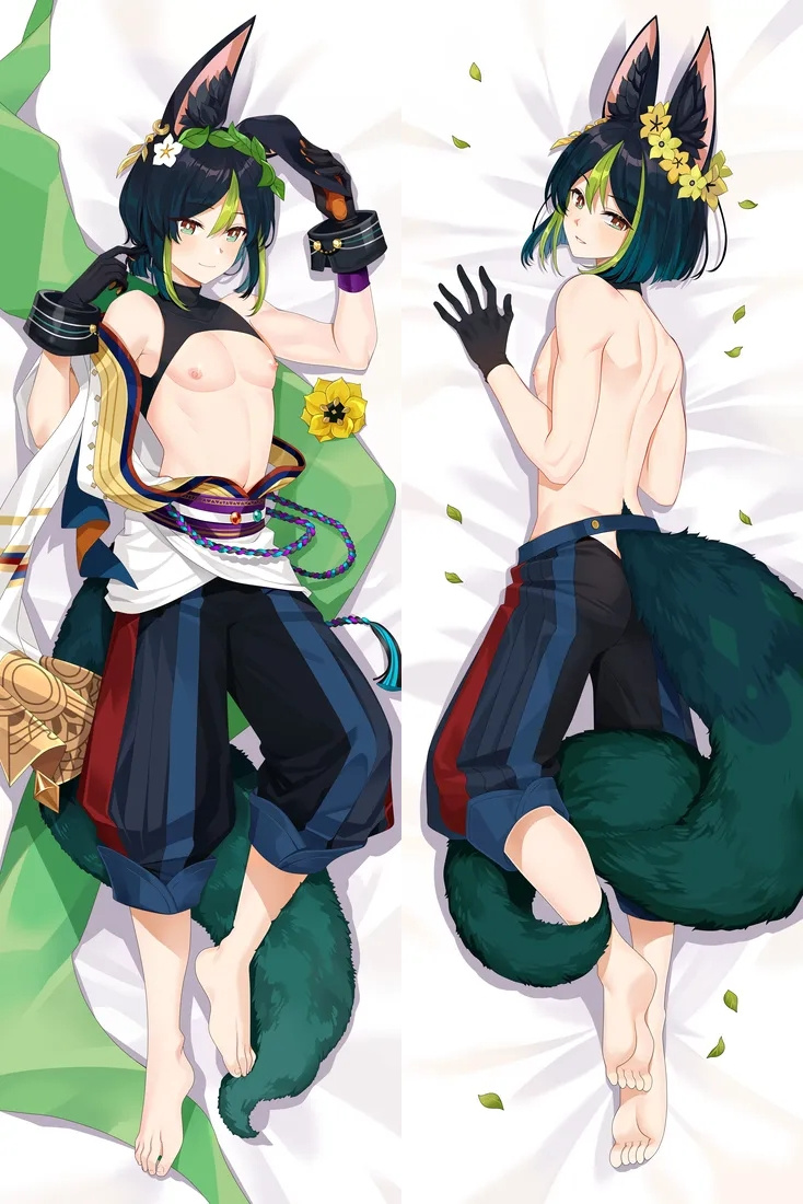 Genshin Impact Tighnari Anime Dakimakura Body Pillow Cover
