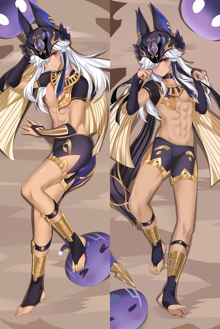 Genshin Impact Cyno Anime Dakimakura Body Pillow Cover