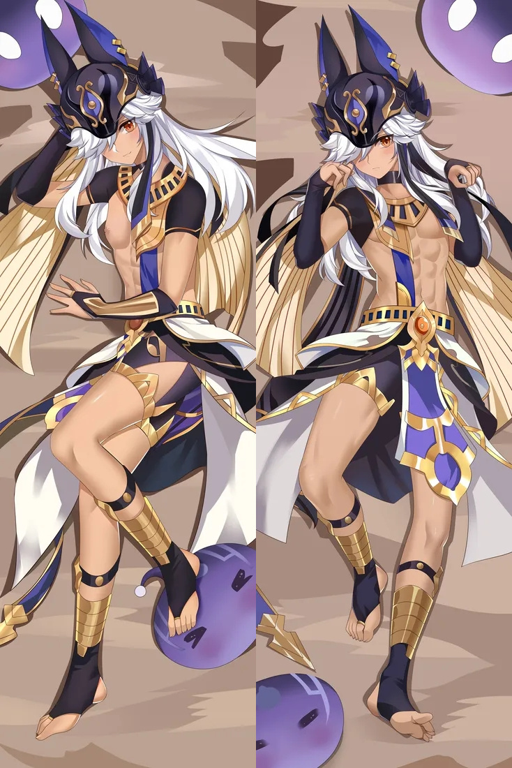 Genshin Impact Cyno Anime Dakimakura Body Pillow Cover