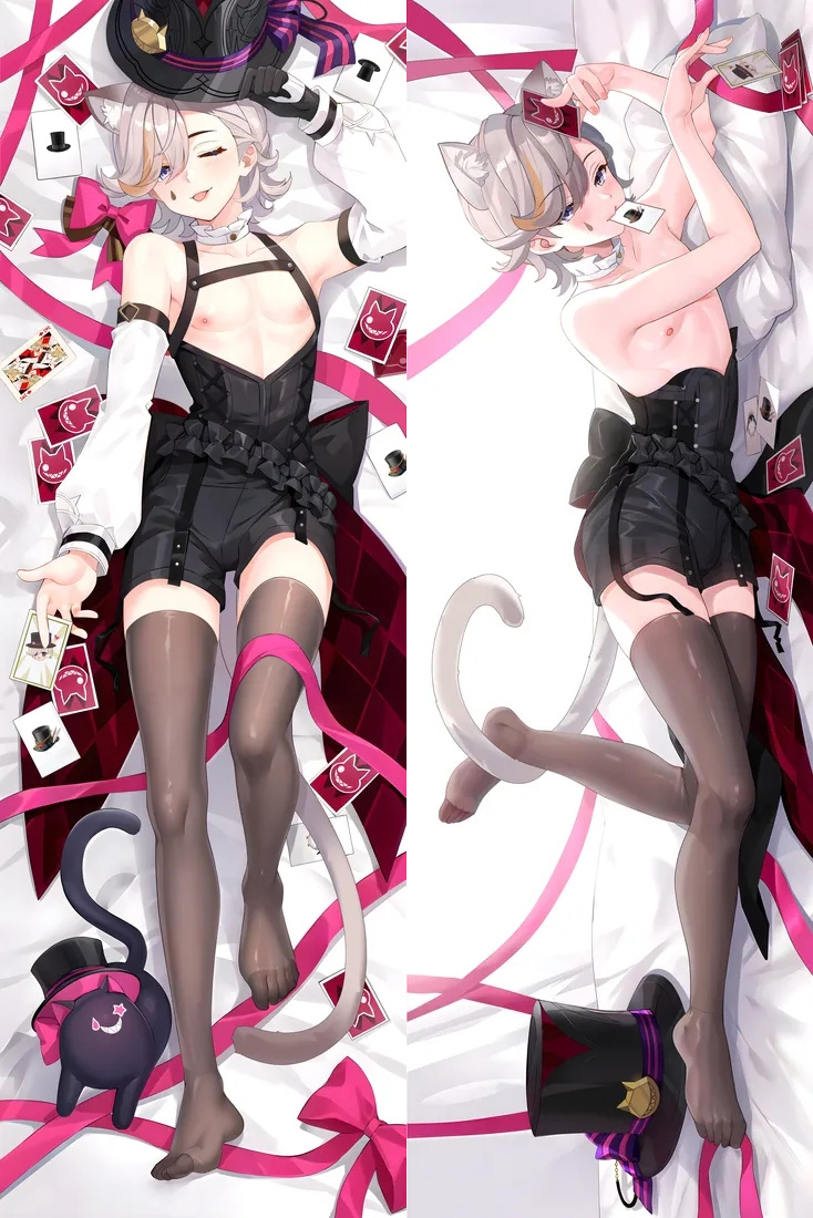 Genshin Impact Lyney Anime Dakimakura Body Pillow Cover