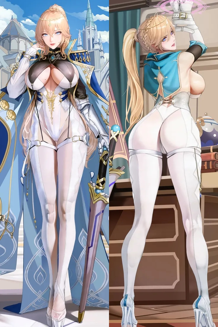 Genshin Impact Jean Anime Dakimakura Body Pillow Cover