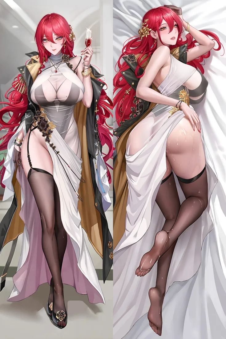 Honkai: Star Rail Himeko Anime Dakimakura Body Pillow Cover