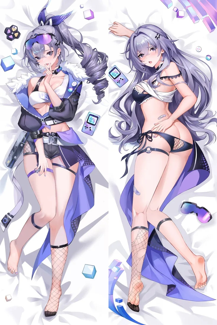Honkai: Star Rail Silver Wolf Anime Dakimakura Body Pillow Cover