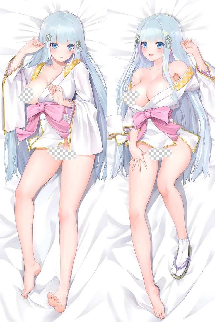 Bishoujo Mangekyou Yuki onna Anime Dakimakura Body Pillow Cover