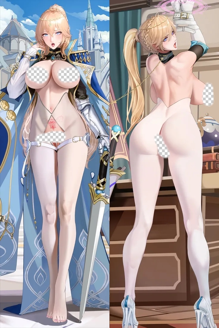 Genshin Impact Jean Anime Dakimakura Body Pillow Cover