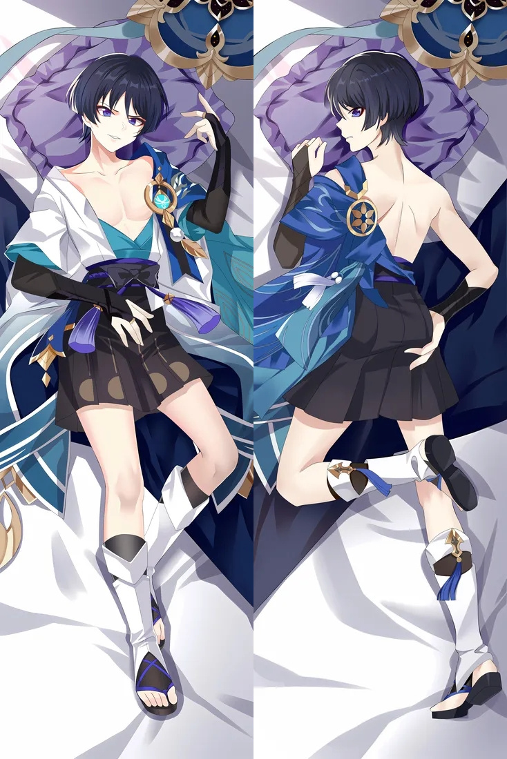 Genshin Impact Scaramouche Anime Dakimakura Body Pillow Cover