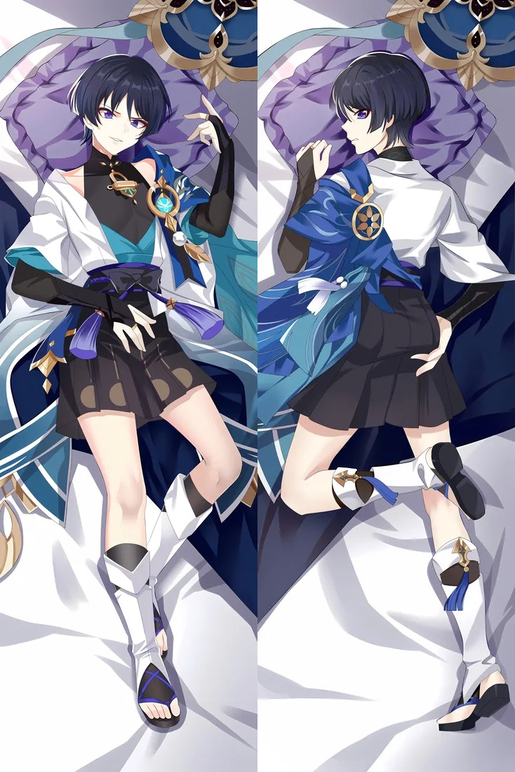 Genshin Impact Scaramouche Anime Dakimakura Body Pillow Cover