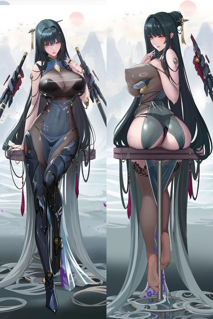 Punishing: Gray Raven Bianca Anime Dakimakura Body Pillow Cover