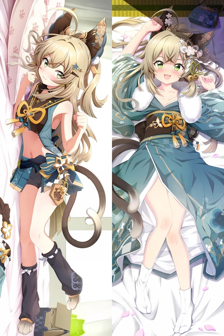 Genshin Impact Kirara Anime Dakimakura Body Pillow Cover