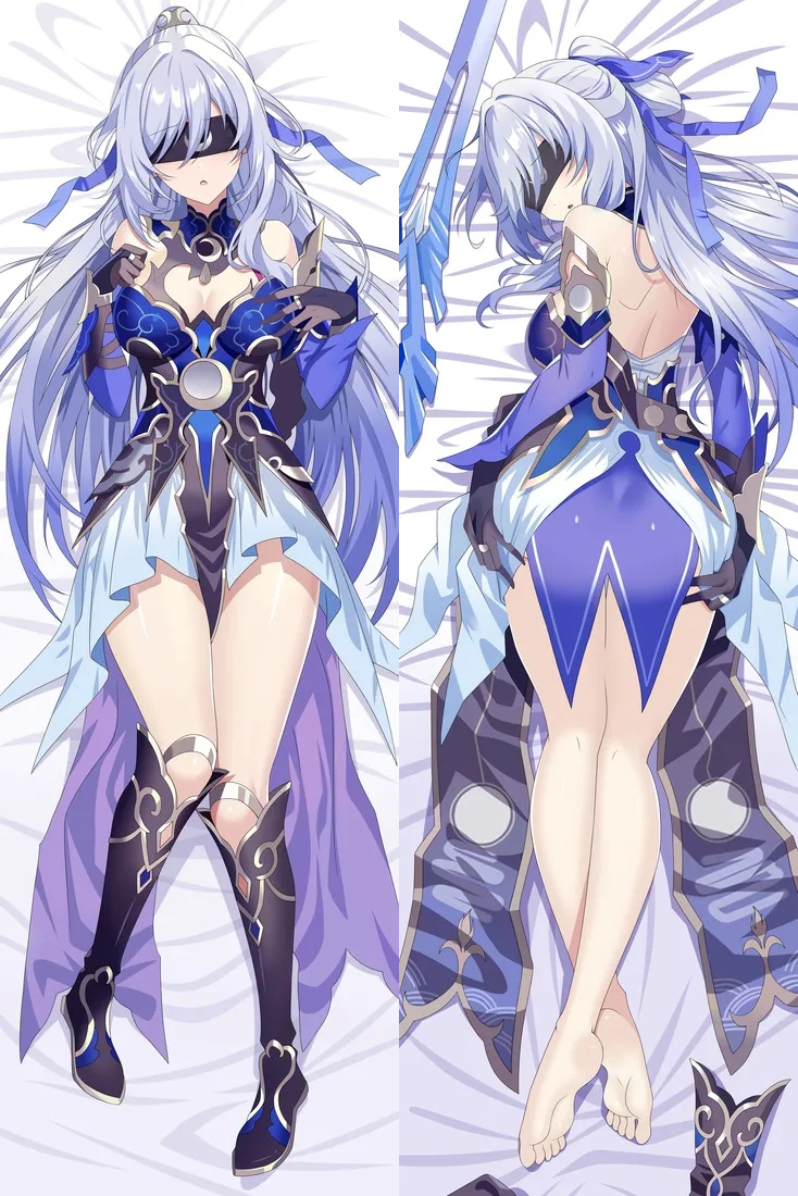 Honkai: Star Rail Jingliu Anime Dakimakura Body Pillow Cover
