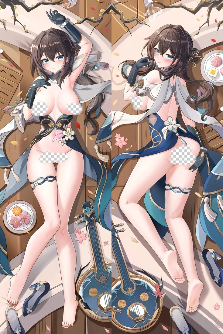 Honkai: Star Rail Ruan Mei Anime Dakimakura Body Pillow Cover