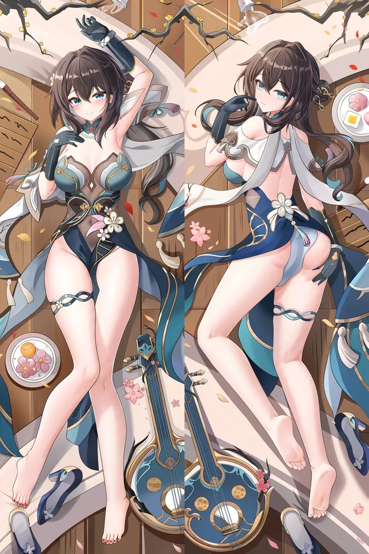 Honkai: Star Rail Ruan Mei Anime Dakimakura Body Pillow Cover