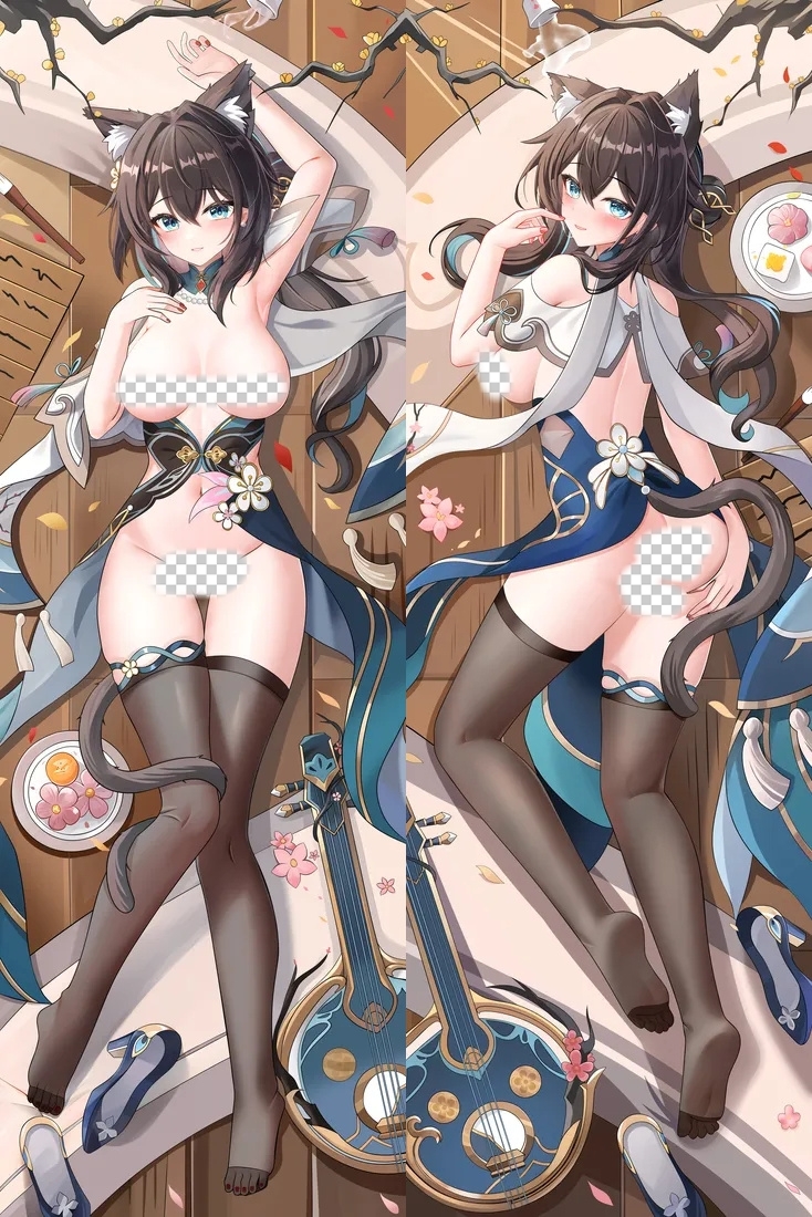 Honkai: Star Rail Ruan Mei Anime Dakimakura Body Pillow Cover