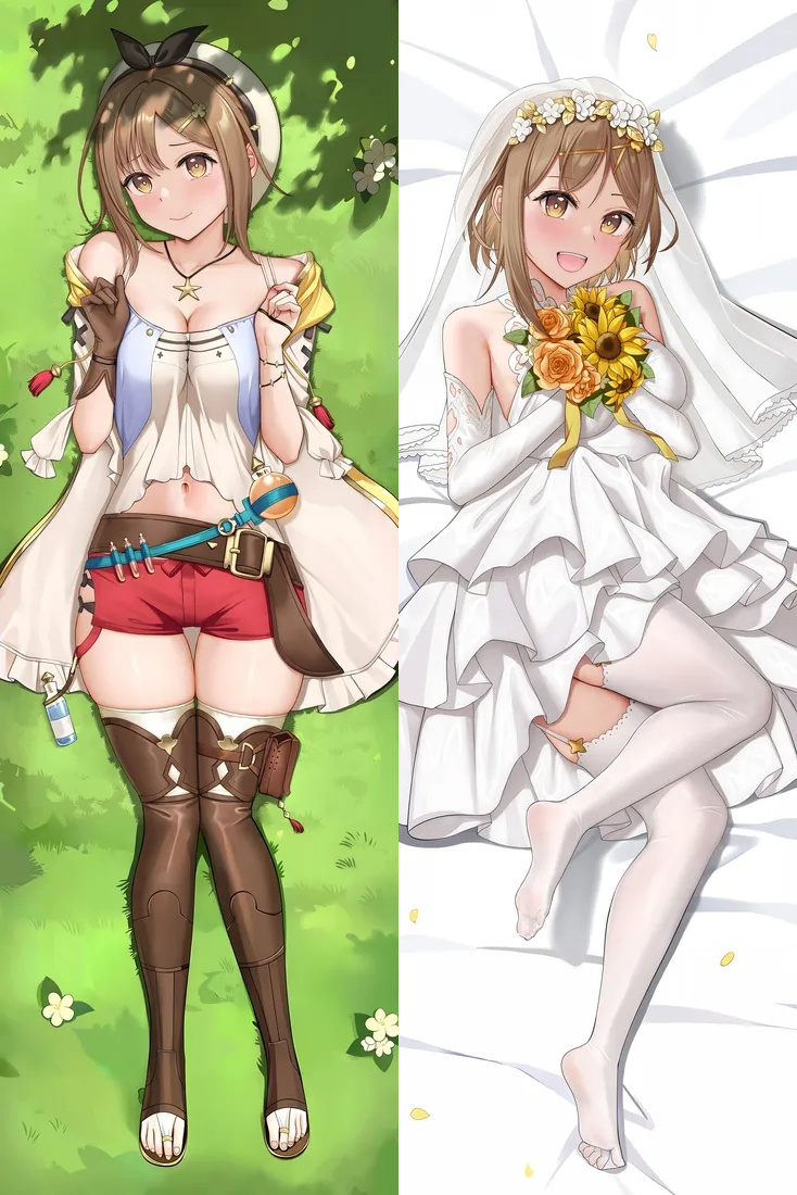 Atelier Ryza Anime Dakimakura Body Pillow Cover