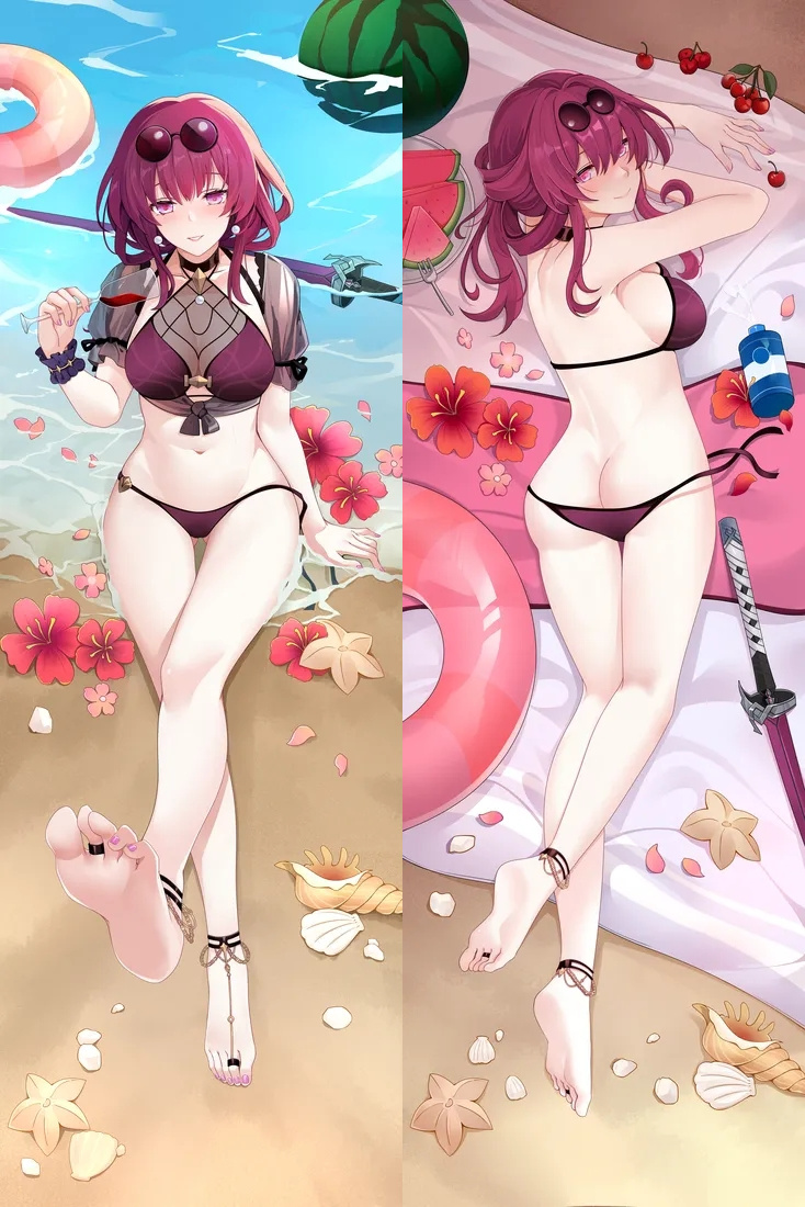 Honkai: Star Rail Kafka Swimsuit Anime Dakimakura Body Pillow Cover