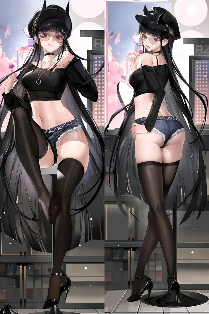 Azur Lane Noshiro Anime Dakimakura Body Pillow Cover