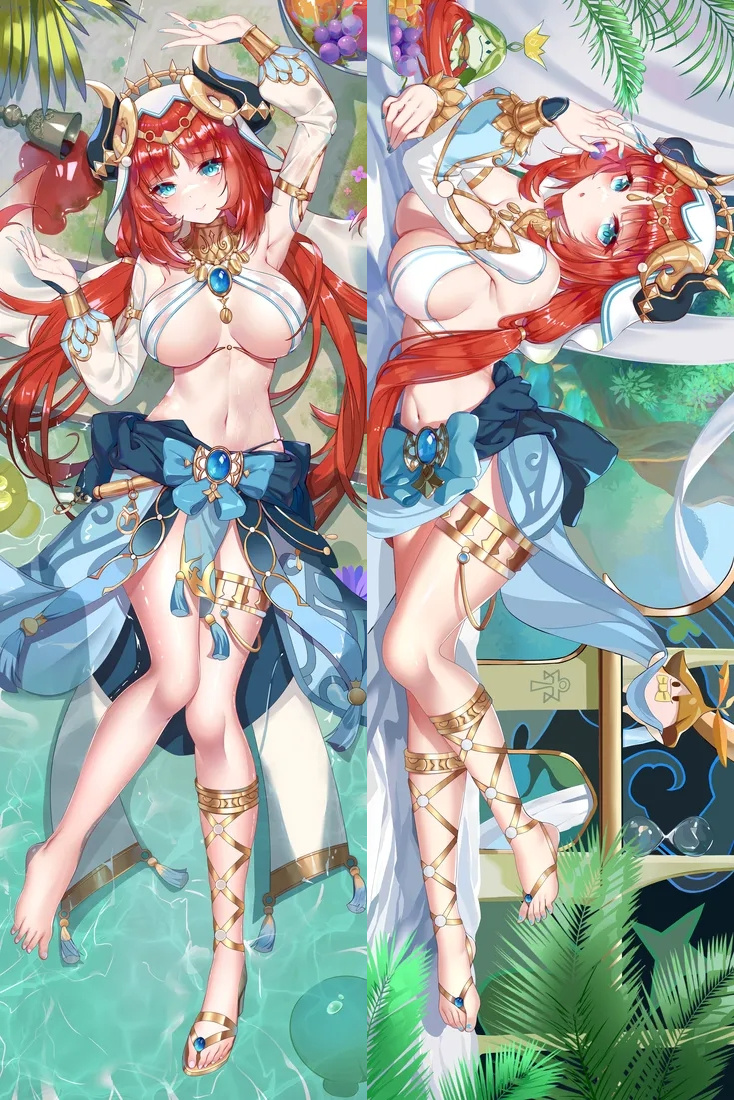 Genshin Impact Nilou Anime Dakimakura Body Pillow Cover