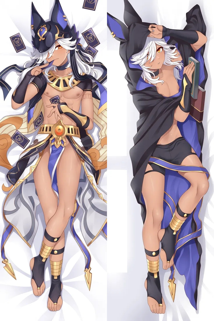 Genshin Impact Cyno Anime Dakimakura Body Pillow Cover