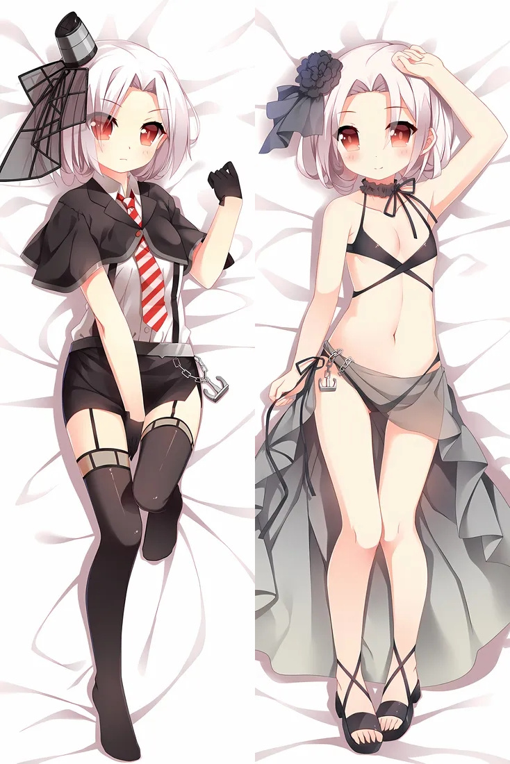 Warship Girls Vittorio Veneto Anime Dakimakura Body Pillow Cover