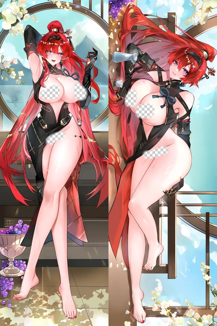 Wuthering Waves Yinlin Anime Dakimakura Body Pillow Cover