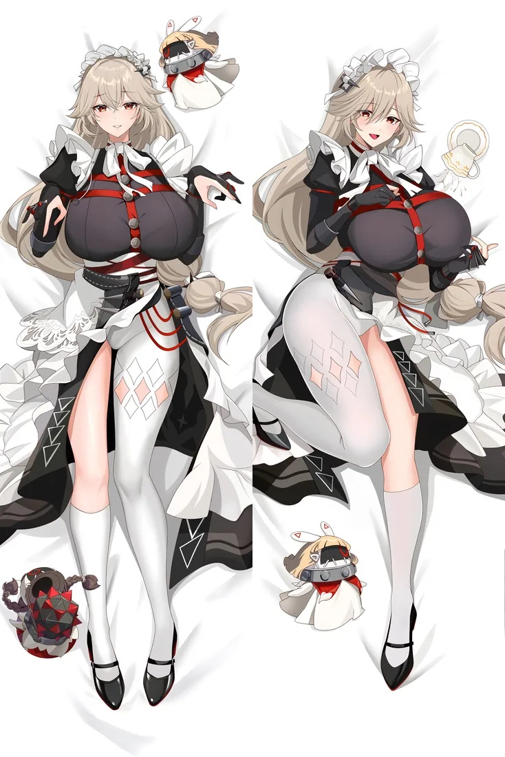 Zenless Zone Zero Alexandrina Sebastiane Head Maid Anime Dakimakura Body Pillow Cover