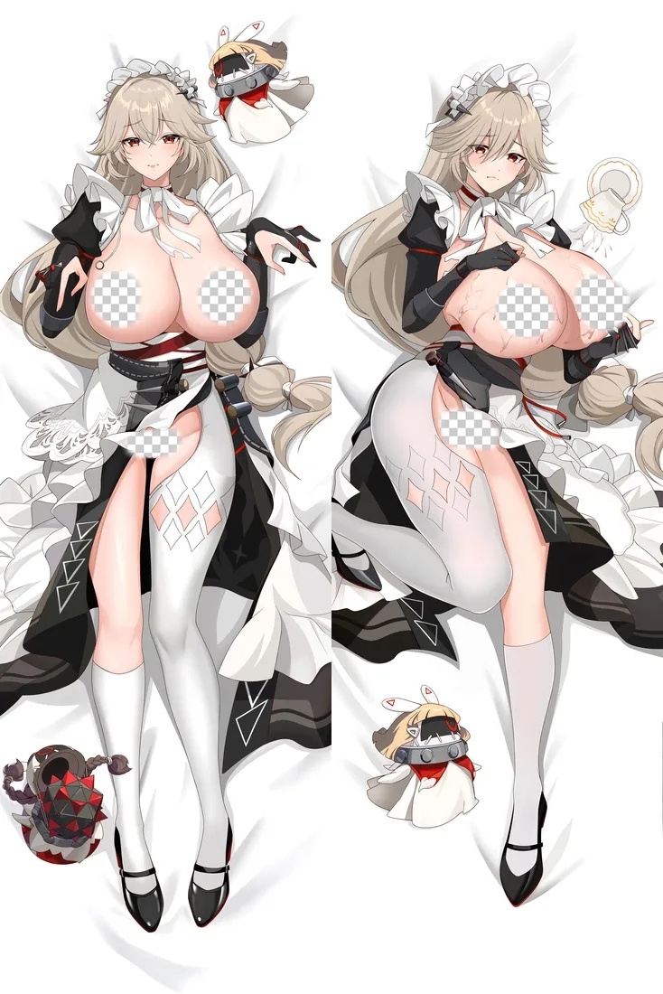 Zenless Zone Zero Alexandrina Sebastiane Head Maid Anime Dakimakura Body Pillow Cover
