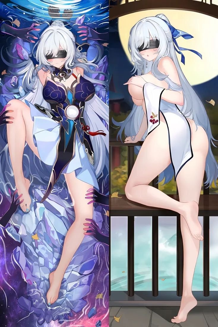 Honkai: Star Rail Jingliu Anime Dakimakura Body Pillow Cover