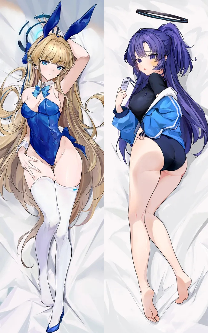 Blue Archive Asuma Toki Yuuka Anime Dakimakura Body Pillow Cover