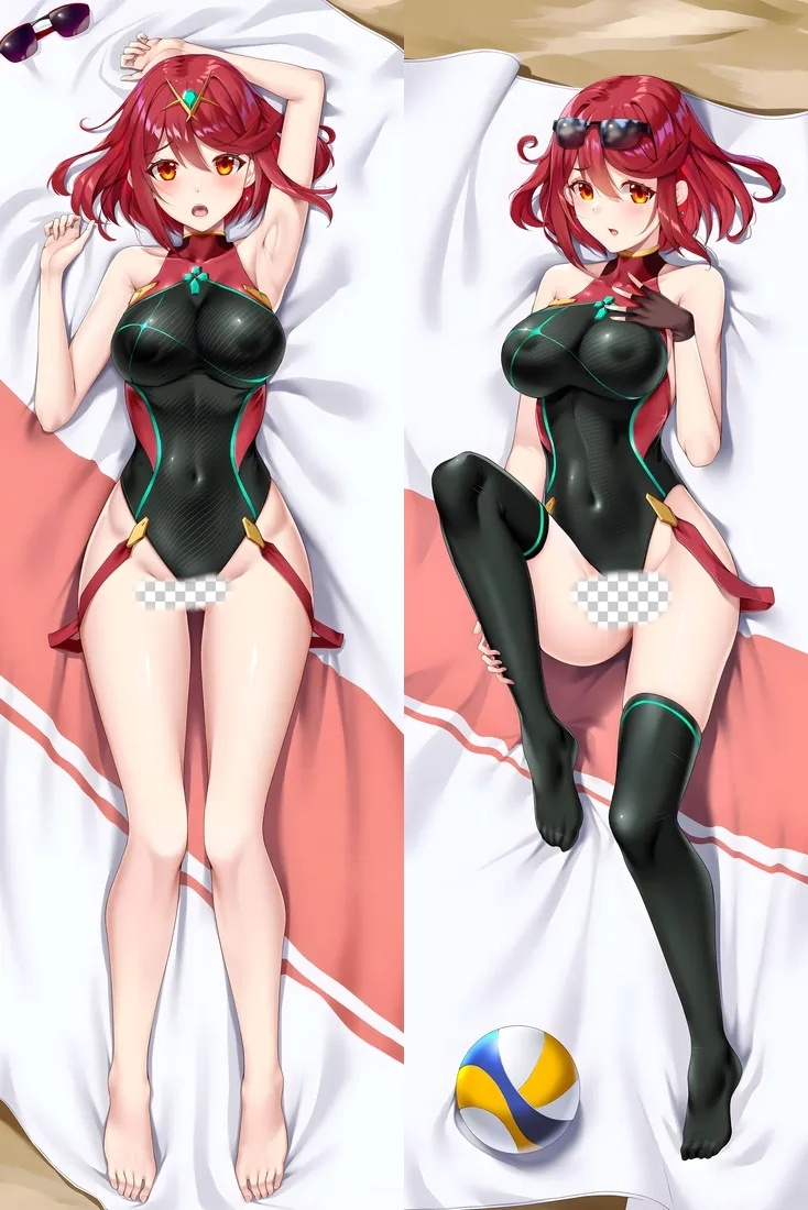 Xenoblade Chronicles Flamebringer Anime Dakimakura Body Pillow Cover