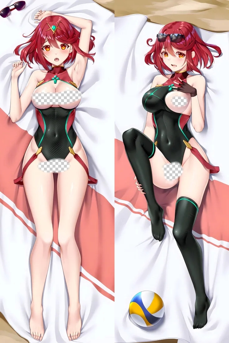 Xenoblade Chronicles Flamebringer Anime Dakimakura Body Pillow Cover