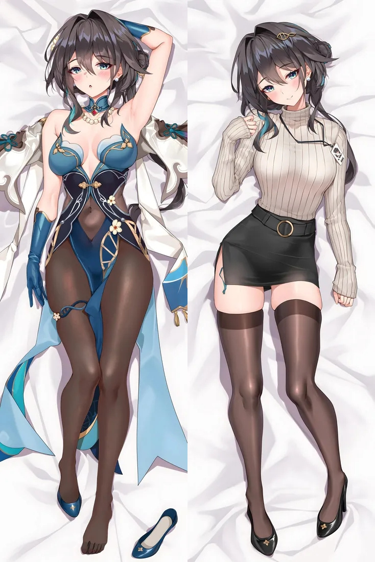 Honkai: Star Rail Ruan Mei Anime Dakimakura Body Pillow Cover