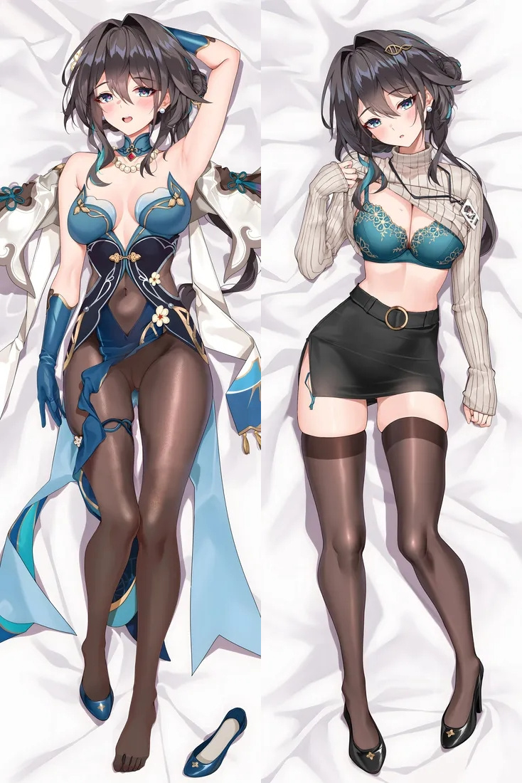 Honkai: Star Rail Ruan Mei Anime Dakimakura Body Pillow Cover