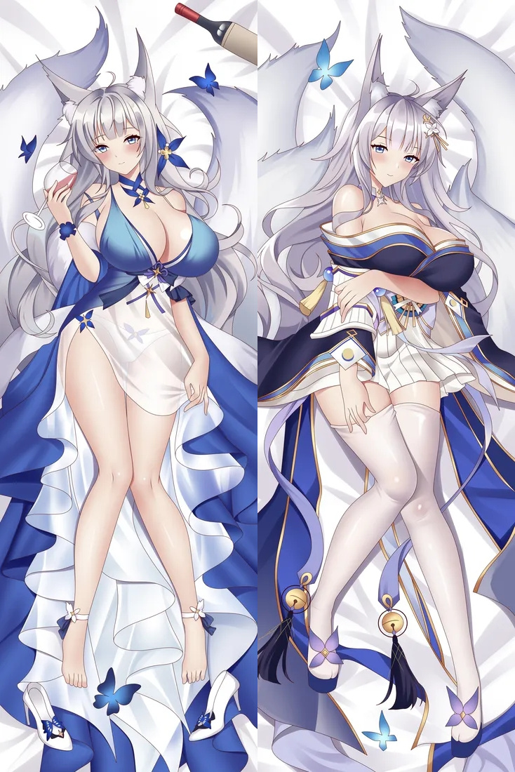 Azur Lane Shinano Anime Dakimakura Body Pillow Cover