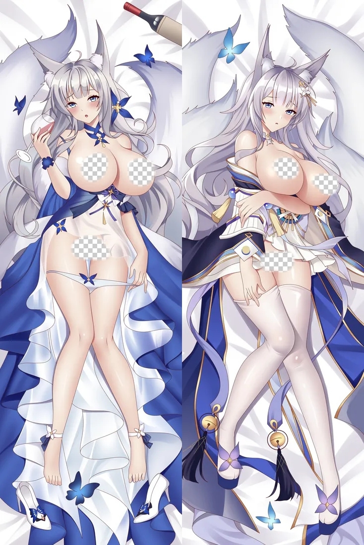 Azur Lane Shinano Anime Dakimakura Body Pillow Cover
