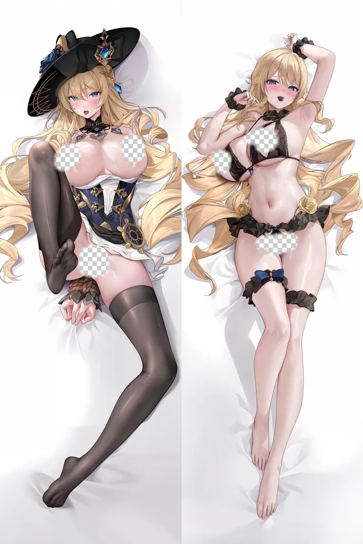 Genshin Impact Navia Anime Dakimakura Body Pillow Cover