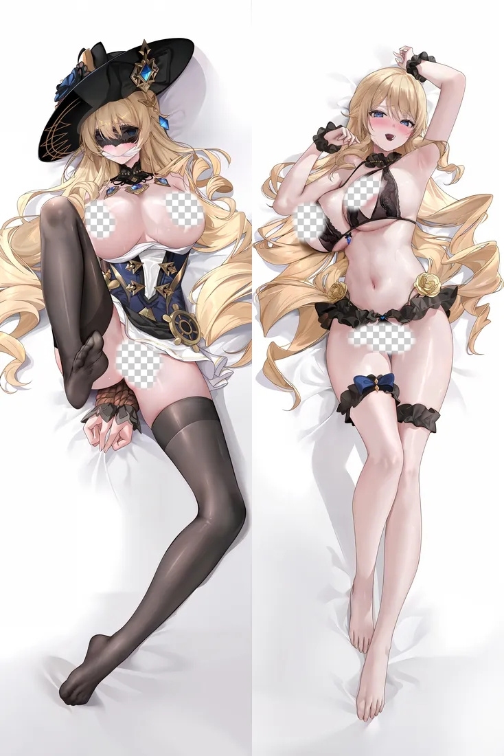 Genshin Impact Navia Anime Dakimakura Body Pillow Cover